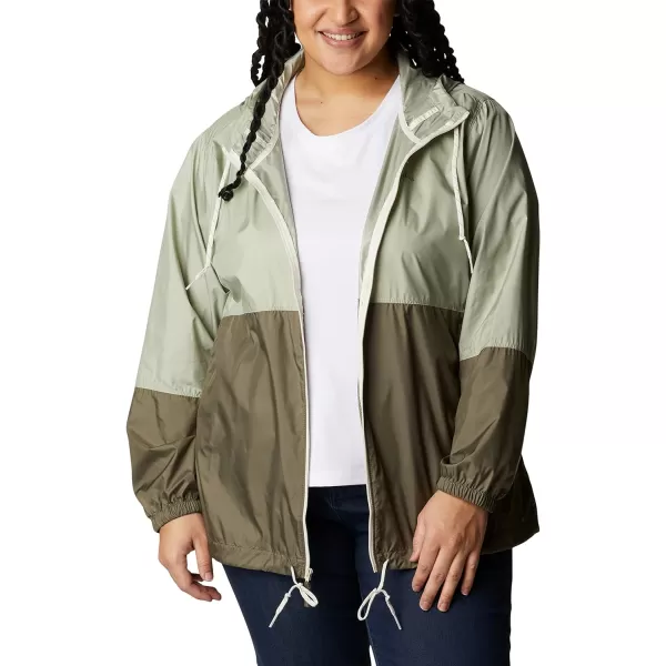 imageColumbia Womens Flash Forward WindbreakerPlus SafariStone Green
