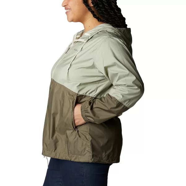 imageColumbia Womens Flash Forward WindbreakerPlus SafariStone Green