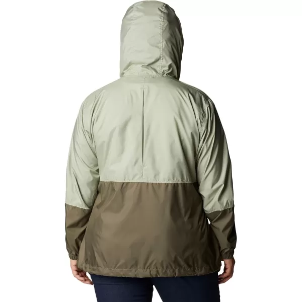 imageColumbia Womens Flash Forward WindbreakerPlus SafariStone Green