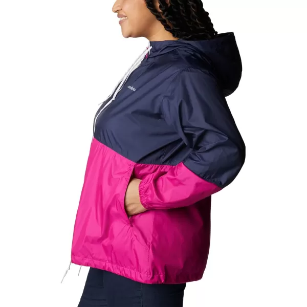 imageColumbia Womens Flash Forward WindbreakerRegular NocturnalWild Fuchsia