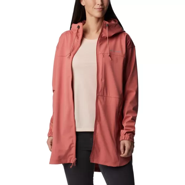 imageColumbia Womens Flora Park Softshell JacketDark Coral