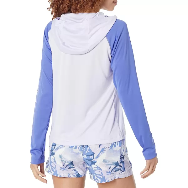 imageColumbia Womens Fork Stream Long Sleeve HoodiePurple TintPurple LotusPurple Tint Logo