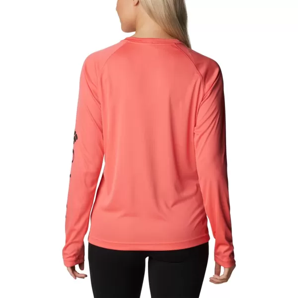 imageColumbia Womens Fork Stream Long Sleeve ShirtBlush PinkWhite Logo