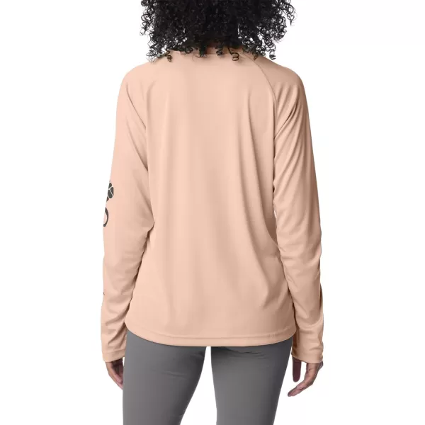imageColumbia Womens Fork Stream Long Sleeve ShirtPeach BlossomShark Logo