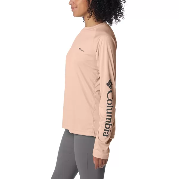 imageColumbia Womens Fork Stream Long Sleeve ShirtPeach BlossomShark Logo