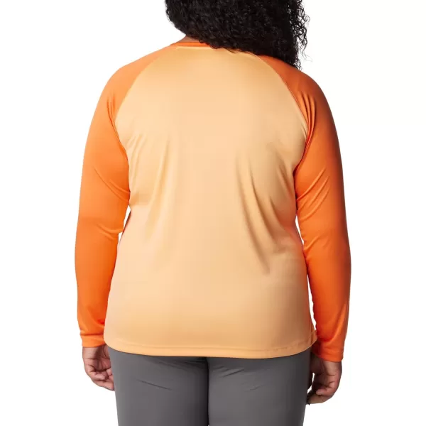imageColumbia Womens Fork Stream Long Sleeve ShirtPeachWild Geranium Graphic