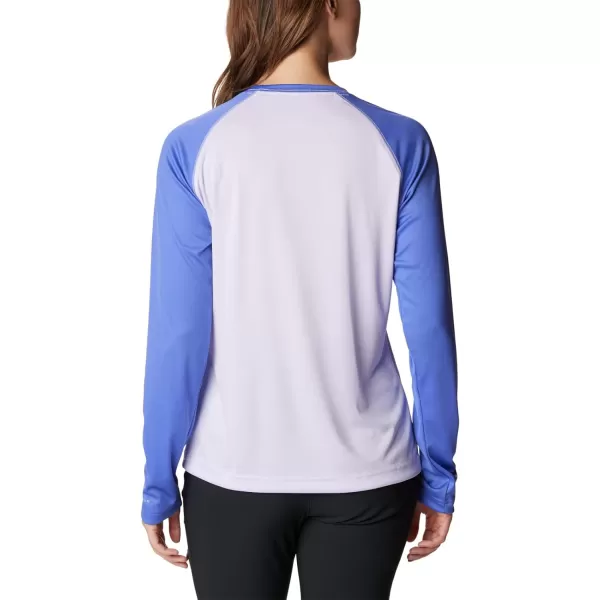 imageColumbia Womens Fork Stream Long Sleeve ShirtPurple TintPurple Lotus Graphic