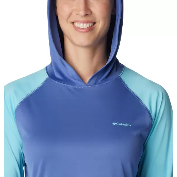 imageColumbia Womens Fork Stream Ls HoodieEveAquamarineEve Logo
