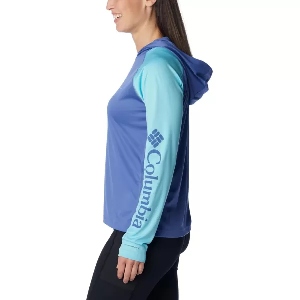 imageColumbia Womens Fork Stream Ls HoodieEveAquamarineEve Logo
