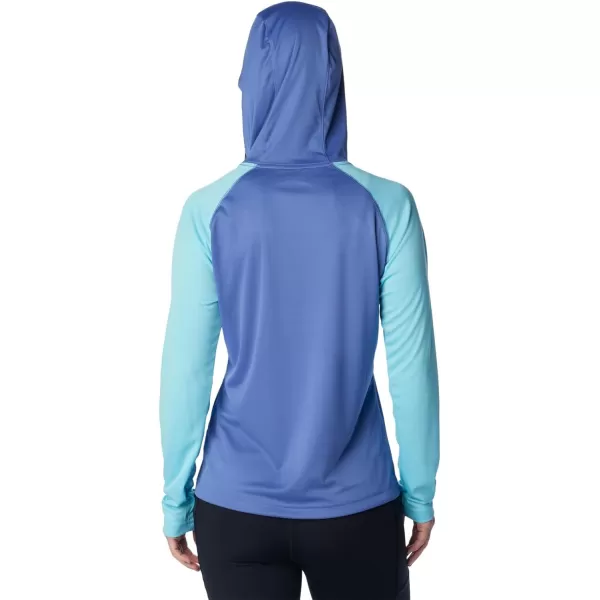 imageColumbia Womens Fork Stream Ls HoodieEveAquamarineEve Logo