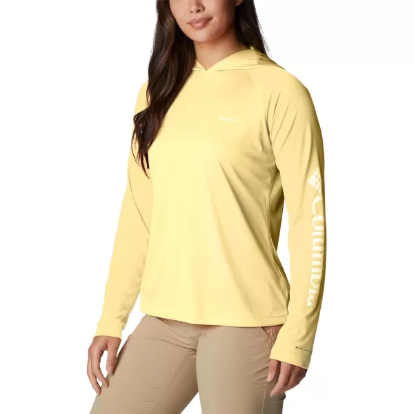 imageColumbia Womens Fork Stream Ls HoodieSunkissedWhite Logo