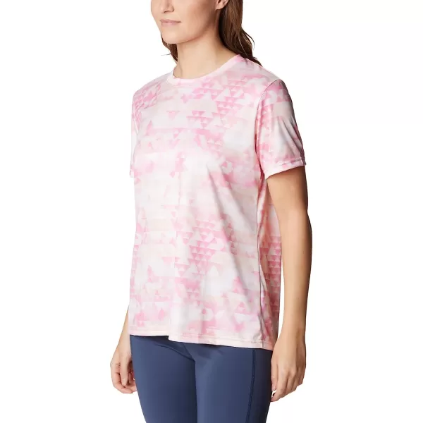 imageColumbia Womens Fork Stream Short Sleeve TeePeach BlossomDistant Peaks