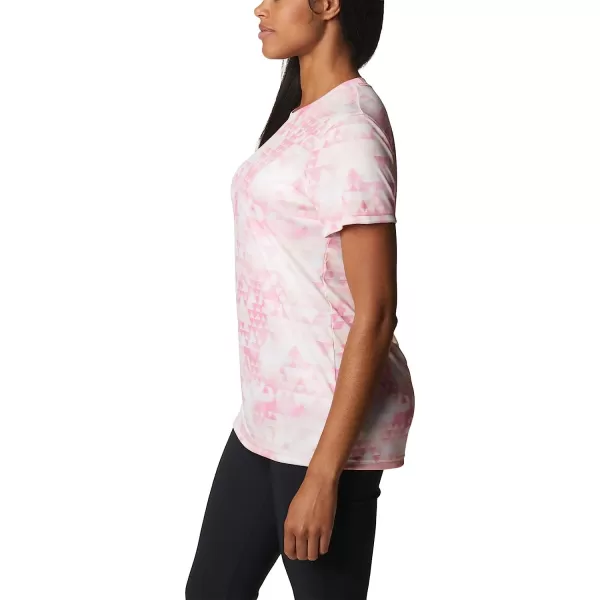 imageColumbia Womens Fork Stream Short Sleeve TeePeach BlossomDistant Peaks