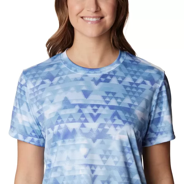 imageColumbia Womens Fork Stream Short Sleeve TeePurple LotusDistant Peaks