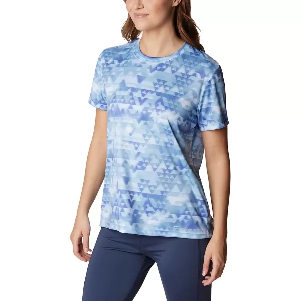 imageColumbia Womens Fork Stream Short Sleeve TeePurple LotusDistant Peaks