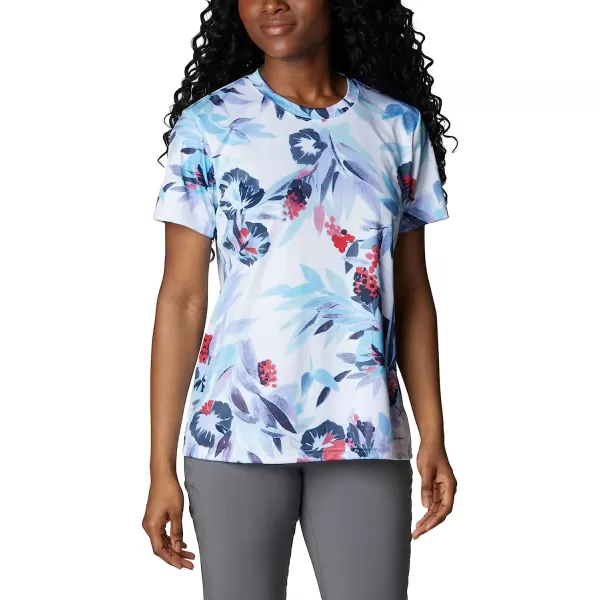 imageColumbia Womens Fork Stream Short Sleeve TeeVista BlueWisterian
