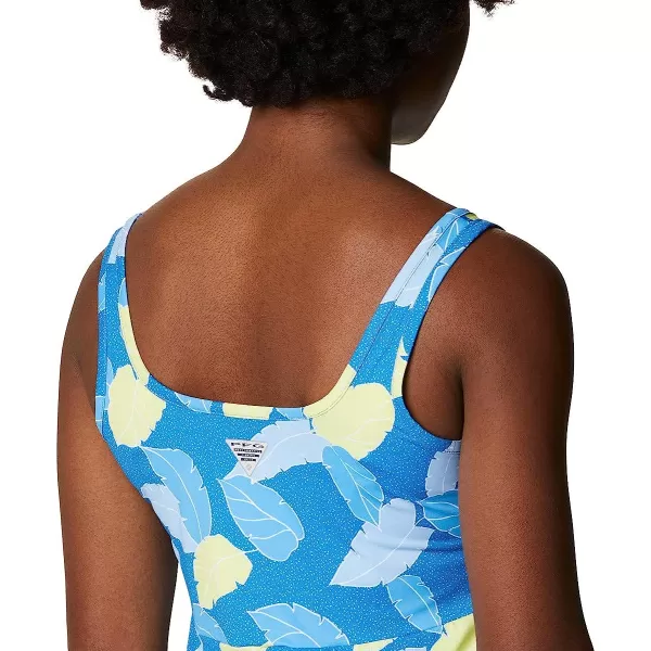 imageColumbia Womens Freezer Iii DressAzure Blue Ditsy Leaves Print