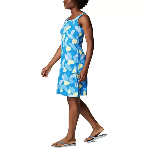 imageColumbia Womens Freezer Iii DressAzure Blue Ditsy Leaves Print