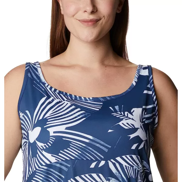imageColumbia Womens Freezer Iii DressCarbon Stencil Hibiscus Print