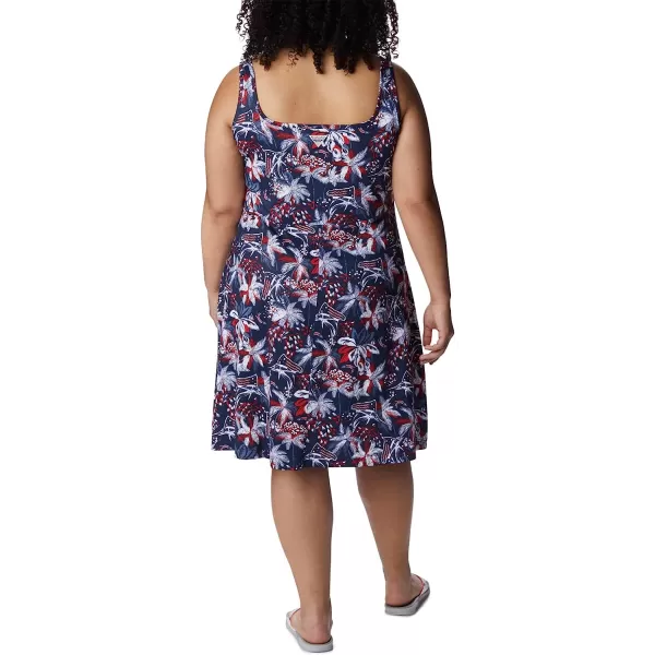 imageColumbia Womens Freezer Iii DressCollegiate Navy Firework Fishin