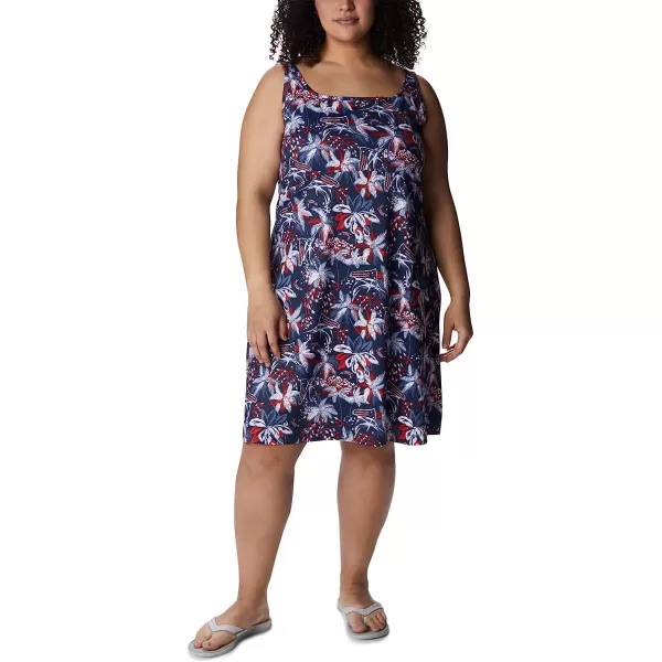 imageColumbia Womens Freezer Iii DressCollegiate Navy Firework Fishin