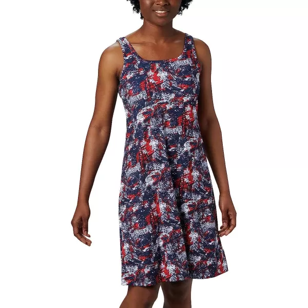 imageColumbia Womens Freezer Iii DressCollegiate Navy Waterbrush Print