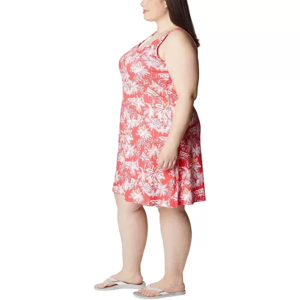 imageColumbia Womens Freezer Iii DressRed Hibiscus Festive Fishin