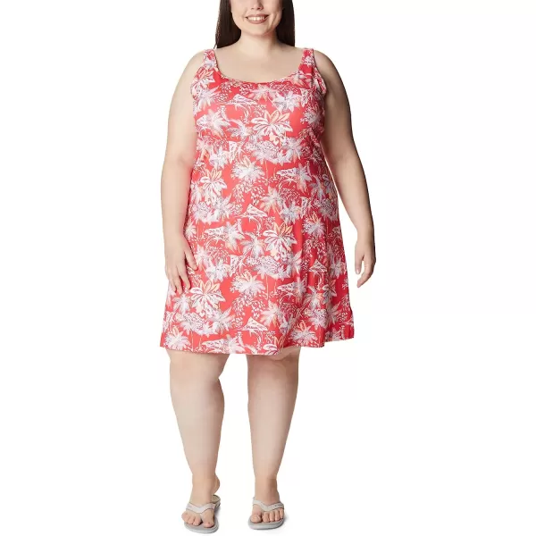 imageColumbia Womens Freezer Iii DressRed Hibiscus Festive Fishin