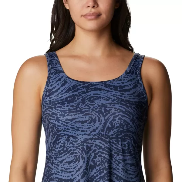 imageColumbia Womens Freezer Maxi DressCollegiate Navy Swirlscape