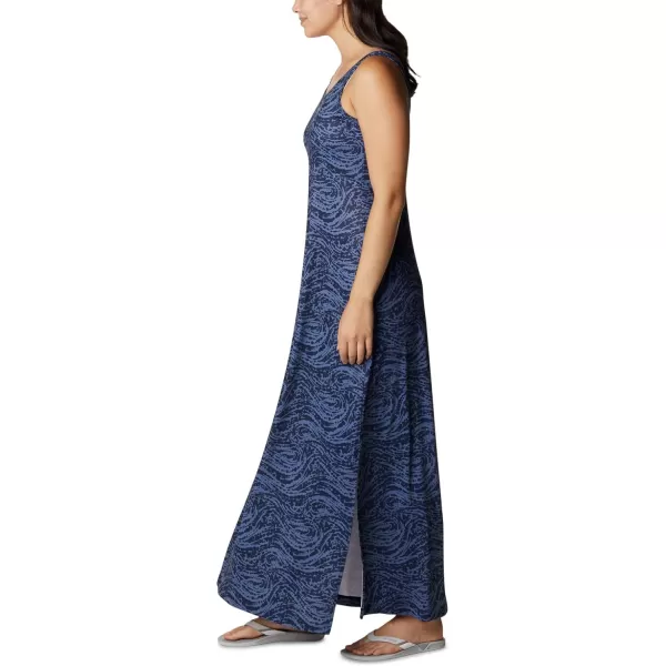 imageColumbia Womens Freezer Maxi DressCollegiate Navy Swirlscape