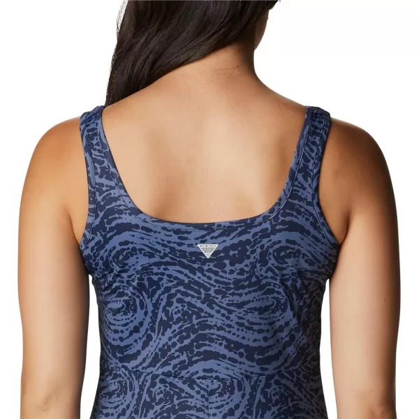 imageColumbia Womens Freezer Maxi DressCollegiate Navy Swirlscape