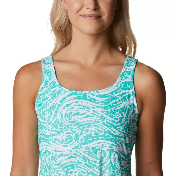 imageColumbia Womens Freezer Maxi DressElectric Turquoise Swirlscape