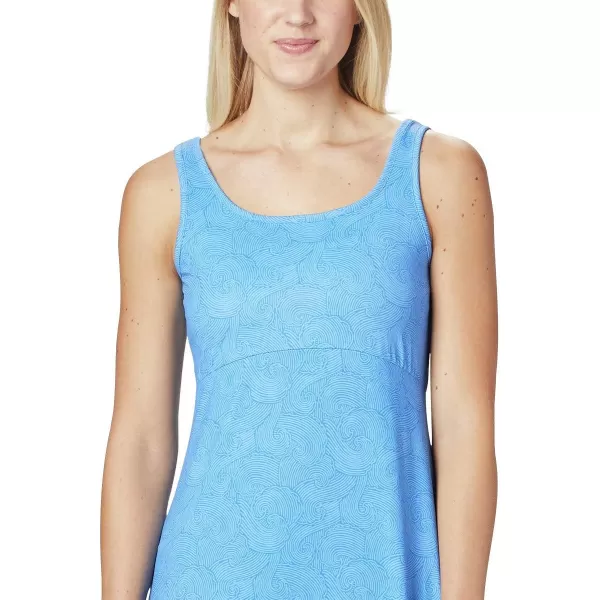 imageColumbia Womens Freezer Maxi DressStormy Blue Seaside Swirls Print