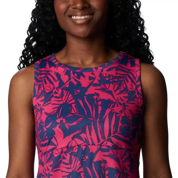 imageColumbia Womens Freezer Tank DressUltra Pink Palmtropics