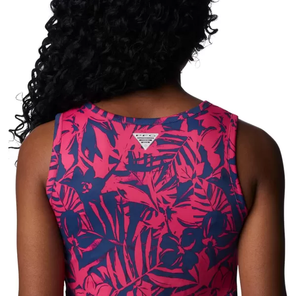 imageColumbia Womens Freezer Tank DressUltra Pink Palmtropics