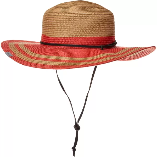 imageColumbia Womens Global Adventure Packable Hat IIStrawDark Coral