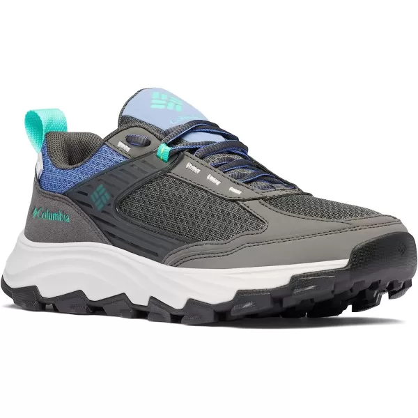imageColumbia Womens Hatana Max Outdry Hiking ShoeDark Grey Electric Turquoise