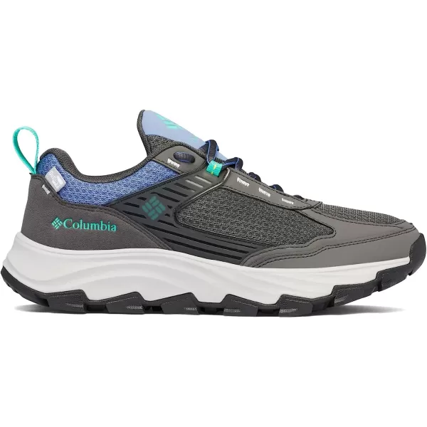 imageColumbia Womens Hatana Max Outdry Hiking ShoeDark Grey Electric Turquoise