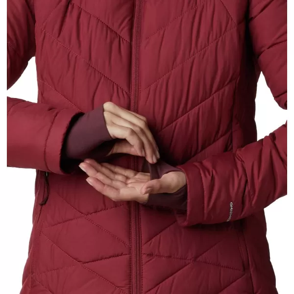 imageColumbia Womens Heavenly Hooded JacketMarsala Red