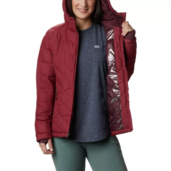 imageColumbia Womens Heavenly Hooded JacketMarsala Red