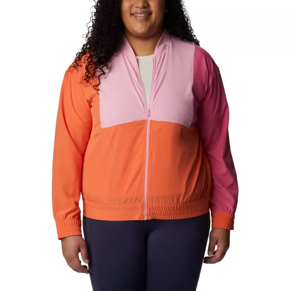 imageColumbia Womens Hike Full ZipSunset OrangeWild RoseWild Geranium