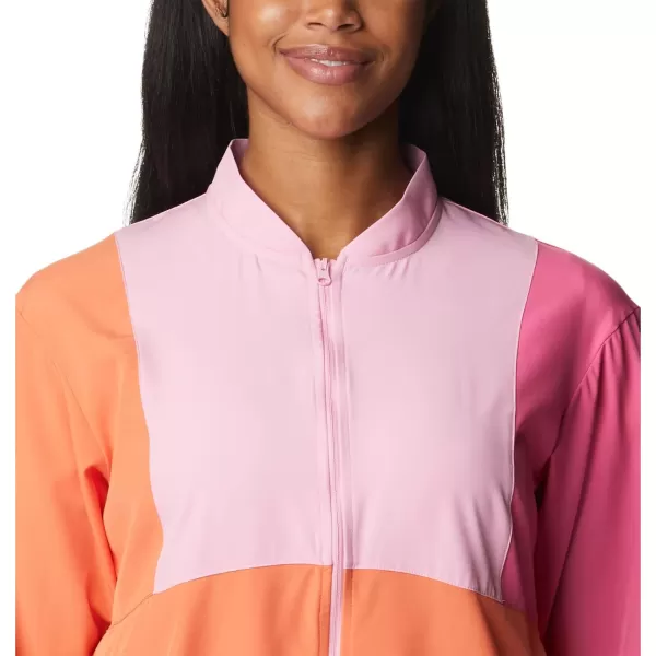 imageColumbia Womens Hike Full ZipSunset OrangeWild RoseWild Geranium