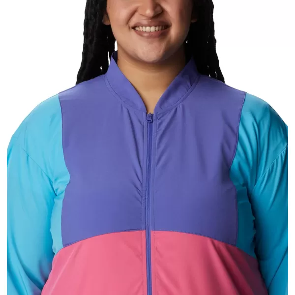 imageColumbia Womens Hike Full ZipWild GeraniumPurple LotusAtoll