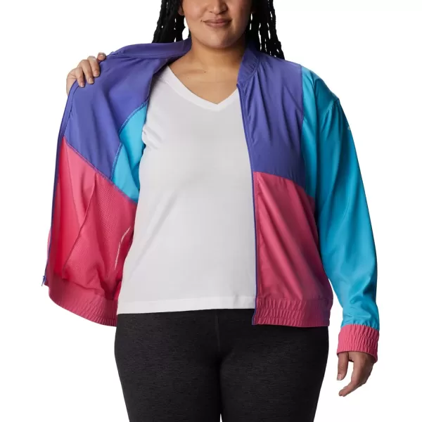 imageColumbia Womens Hike Full ZipWild GeraniumPurple LotusAtoll