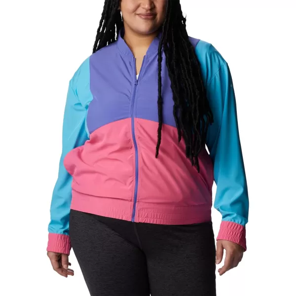 imageColumbia Womens Hike Full ZipWild GeraniumPurple LotusAtoll