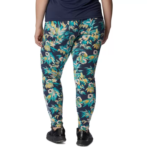 imageColumbia Womens Hike LeggingBright AquaWisterianWhite Logo