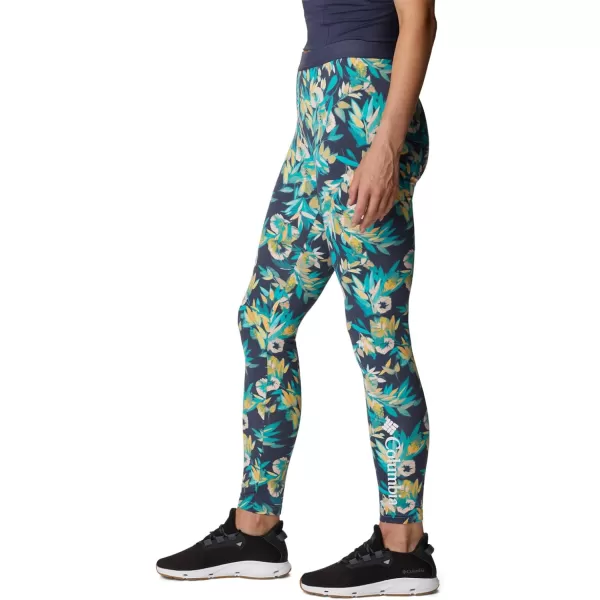 imageColumbia Womens Hike LeggingBright AquaWisterianWhite Logo
