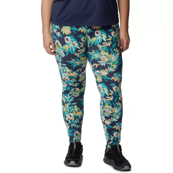 imageColumbia Womens Hike LeggingBright AquaWisterianWhite Logo
