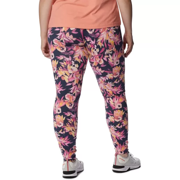 imageColumbia Womens Hike LeggingWild GeraniumWisterianWhite Logo