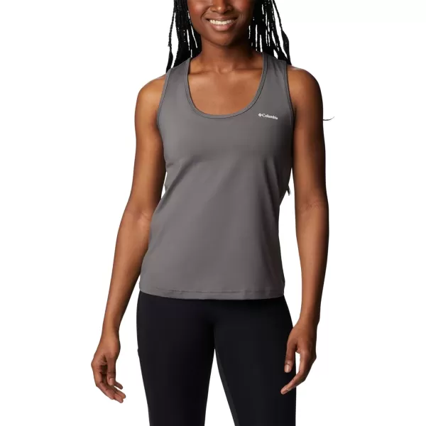 imageColumbia Womens Hike Performance TankKey West HeatherLight Jade Logo